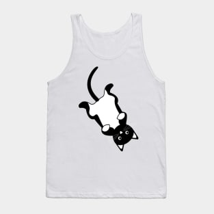 Up Side Down Kitty Tank Top